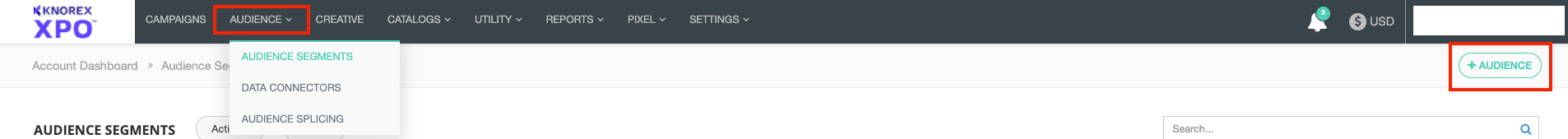 LinkedIn audience menu bar.png